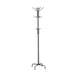 I 2007 Coat Rack - 70"H / Silver Metal - Furniture Depot