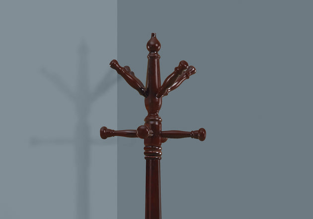 I 2011 Coat Rack - 73"H / Cherry Wood Traditional Style - Furniture Depot (7881076900088)