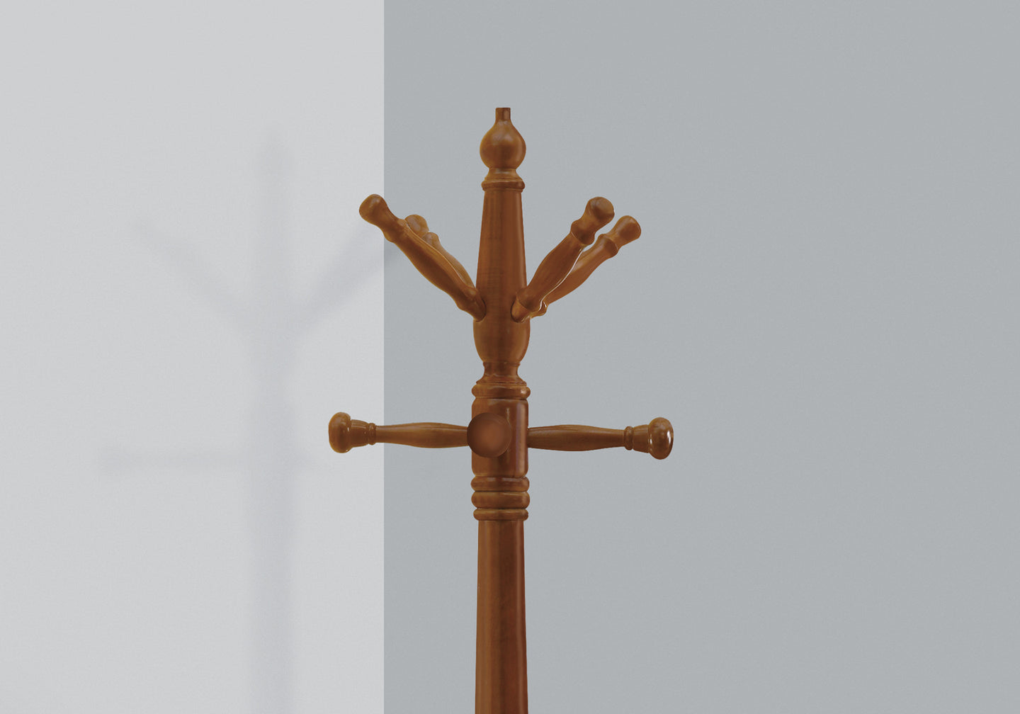 I 2012 Coat Rack - 73"H / Oak Wood Traditional Style - Furniture Depot (7881076998392)