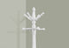 I 2013 Coat Rack - 73"H / Antique White Wood Traditional Style - Furniture Depot