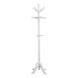 I 2013 Coat Rack - 73"H / Antique White Wood Traditional Style - Furniture Depot
