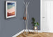 I 2015 Coat Rack - 72"H / Silver Metal Contemporary Style - Furniture Depot