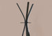 I 2016 Coat Rack - 72"H / Espresso Metal Contemporary Style - Furniture Depot