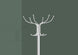 I 2030 Coat Rack - 70"H / White Metal With An Umbrella Holder - Furniture Depot