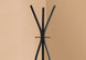 I 2051 Coat Rack - 72"H / Black Metal Contemporary Style - Furniture Depot (7881078374648)