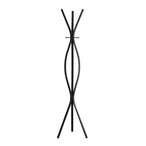 I 2051 Coat Rack - 72"H / Black Metal Contemporary Style - Furniture Depot (7881078374648)