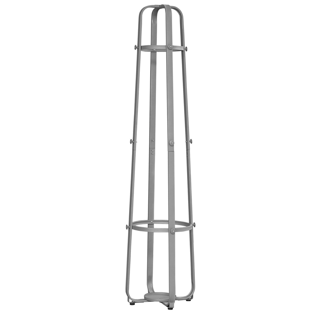 I 2054 Coat Rack - 72"H / Silver Metal With An Umbrella Holder - Furniture Depot (7881078571256)