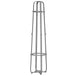 I 2054 Coat Rack - 72"H / Silver Metal With An Umbrella Holder - Furniture Depot (7881078571256)