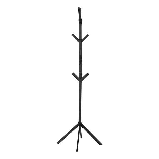 I 2057 Coat Rack - 70"H / Black Metal - Furniture Depot (7881078702328)