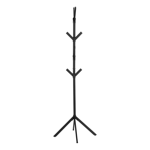I 2057 Coat Rack - 70"H / Black Metal - Furniture Depot (7881078702328)