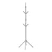 I 2058 Coat Rack - 70"H / Silver Metal - Furniture Depot