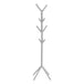 I 2058 Coat Rack - 70"H / Silver Metal - Furniture Depot