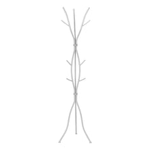 Load image into Gallery viewer, I 2061 Coat Rack - 74&quot;H / Hammered Silver Metal - Furniture Depot (7881079226616)
