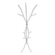 I 2061 Coat Rack - 74"H / Hammered Silver Metal - Furniture Depot (7881079226616)