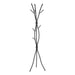 I 2062 Coat Rack - 74"H / Hammered Black Metal - Furniture Depot