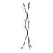 I 2062 Coat Rack - 74"H / Hammered Black Metal - Furniture Depot