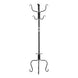 I 2065 Coat Rack - 74"H / Traditional Hammered Black Metal - Furniture Depot