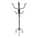 I 2065 Coat Rack - 74"H / Traditional Hammered Black Metal - Furniture Depot