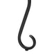 I 2065 Coat Rack - 74"H / Traditional Hammered Black Metal - Furniture Depot