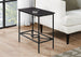 I 2076 Accent Table - 22"H / Espresso / Black Metal - Furniture Depot (7881080307960)