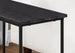 I 2076 Accent Table - 22"H / Espresso / Black Metal - Furniture Depot (7881080307960)