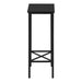 I 2078 Accent Table - 24"H / Black / Black Metal - Furniture Depot (7881080570104)