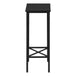 I 2078 Accent Table - 24"H / Black / Black Metal - Furniture Depot (7881080570104)