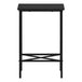 I 2078 Accent Table - 24"H / Black / Black Metal - Furniture Depot (7881080570104)