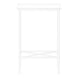 I 2079 Accent Table - 24"H /White / White Metal - Furniture Depot (7881080766712)