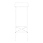 I 2079 Accent Table - 24"H /White / White Metal - Furniture Depot (7881080766712)