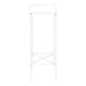 I 2079 Accent Table - 24"H /White / White Metal - Furniture Depot (7881080766712)