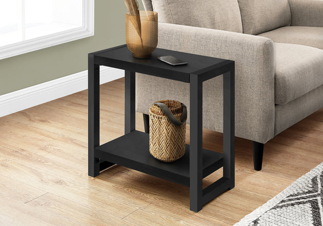 I 2081 Accent Table - 22"H / Black / Black Metal - Furniture Depot (7881080897784)