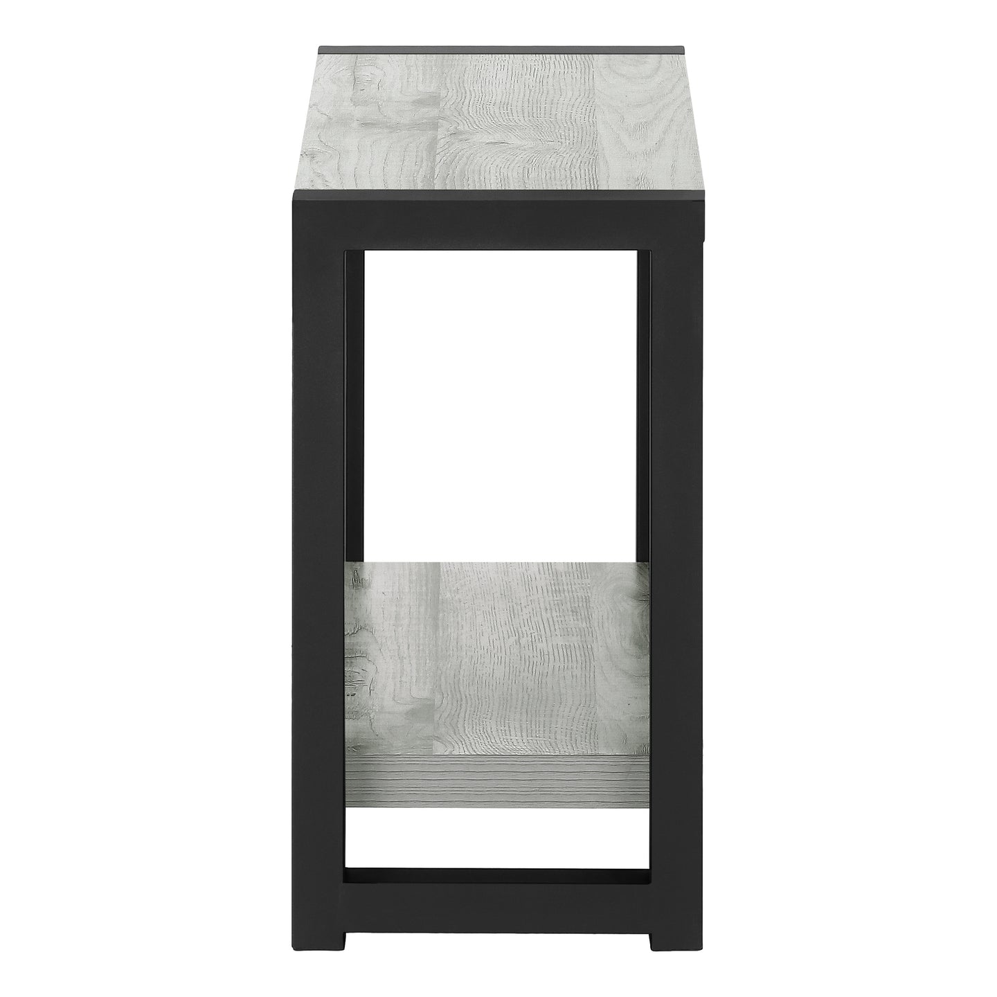 I 2082 Accent Table - 22"H / Grey / Black Metal - Furniture Depot (7881081192696)