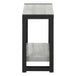 I 2082 Accent Table - 22"H / Grey / Black Metal - Furniture Depot (7881081192696)