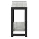 I 2082 Accent Table - 22"H / Grey / Black Metal - Furniture Depot (7881081192696)