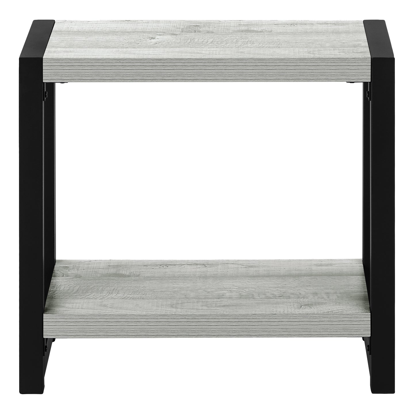 I 2082 Accent Table - 22"H / Grey / Black Metal - Furniture Depot (7881081192696)