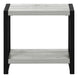 I 2082 Accent Table - 22"H / Grey / Black Metal - Furniture Depot (7881081192696)