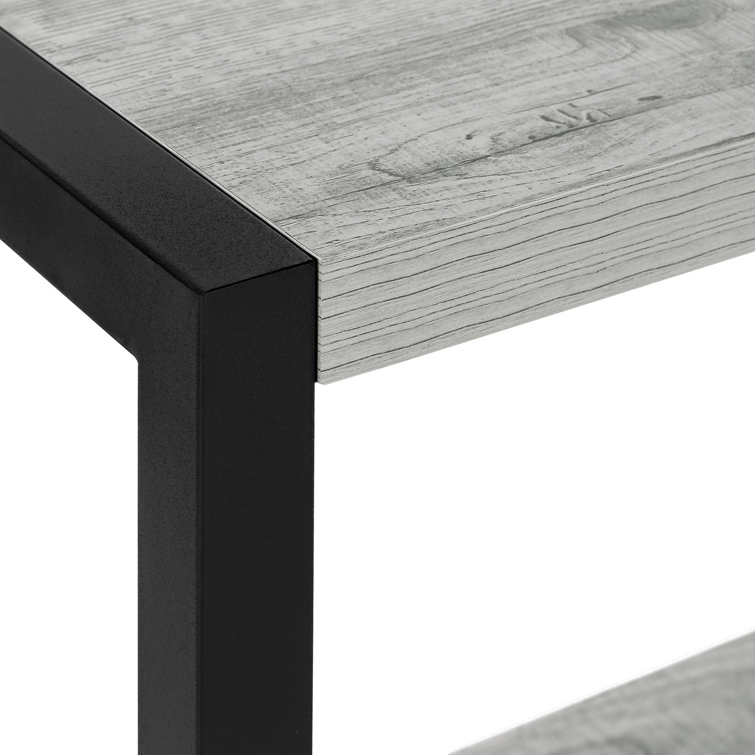 I 2082 Accent Table - 22"H / Grey / Black Metal - Furniture Depot (7881081192696)