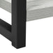 I 2082 Accent Table - 22"H / Grey / Black Metal - Furniture Depot (7881081192696)