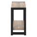 I 2083 Accent Table - 22"H / Dark Taupe / Black Metal - Furniture Depot (7881081389304)