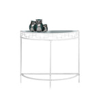 I 2112 Accent Table - 36"L / White Metal Hall Console - Furniture Depot (7881082568952)