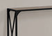 I 2125 Accent Table - 48"L / Dark Taupe / Black Hall Console - Furniture Depot (7881082929400)
