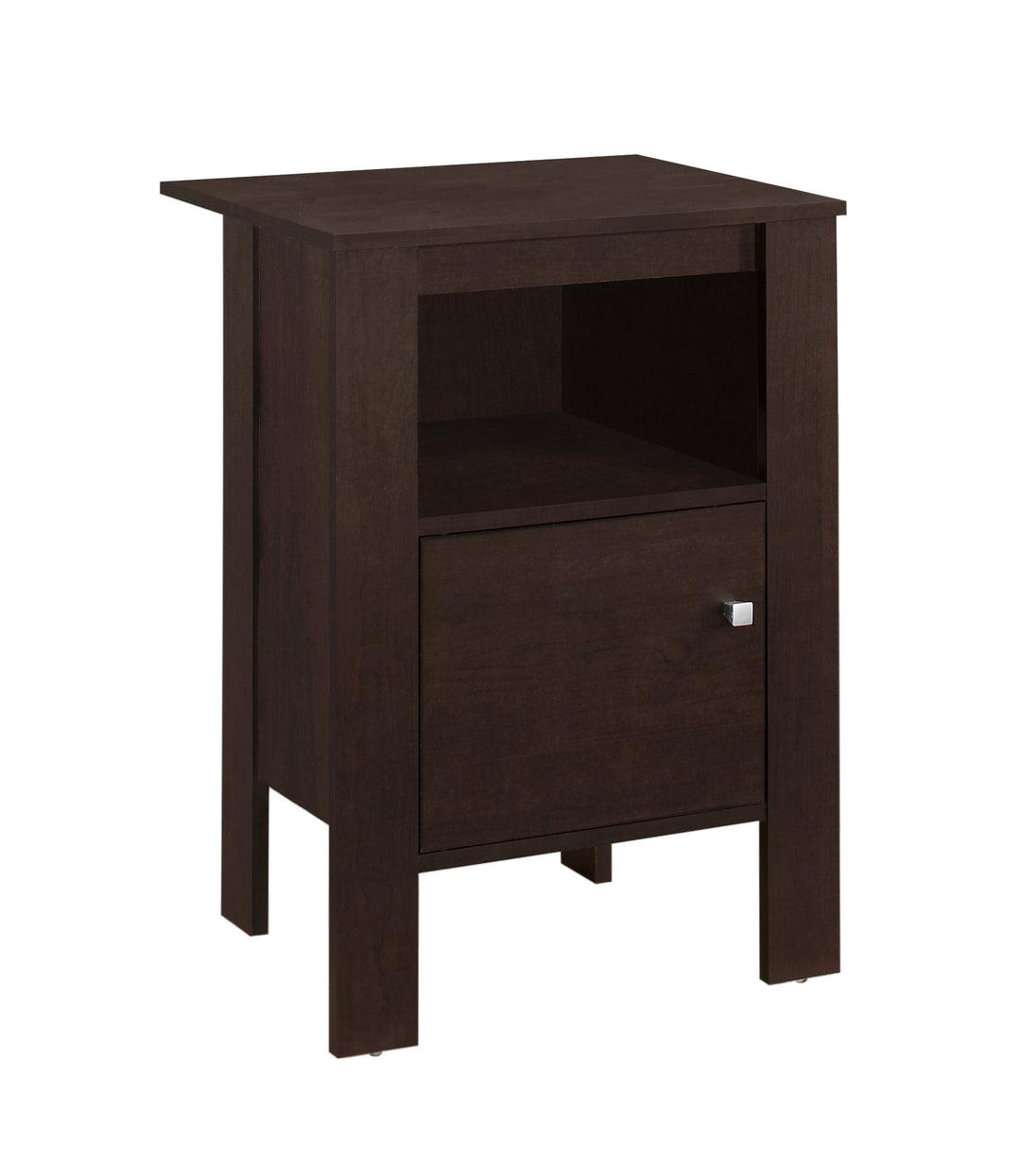 I 2135 Accent Table - Espresso Night Stand With Storage - Furniture Depot (7881083420920)