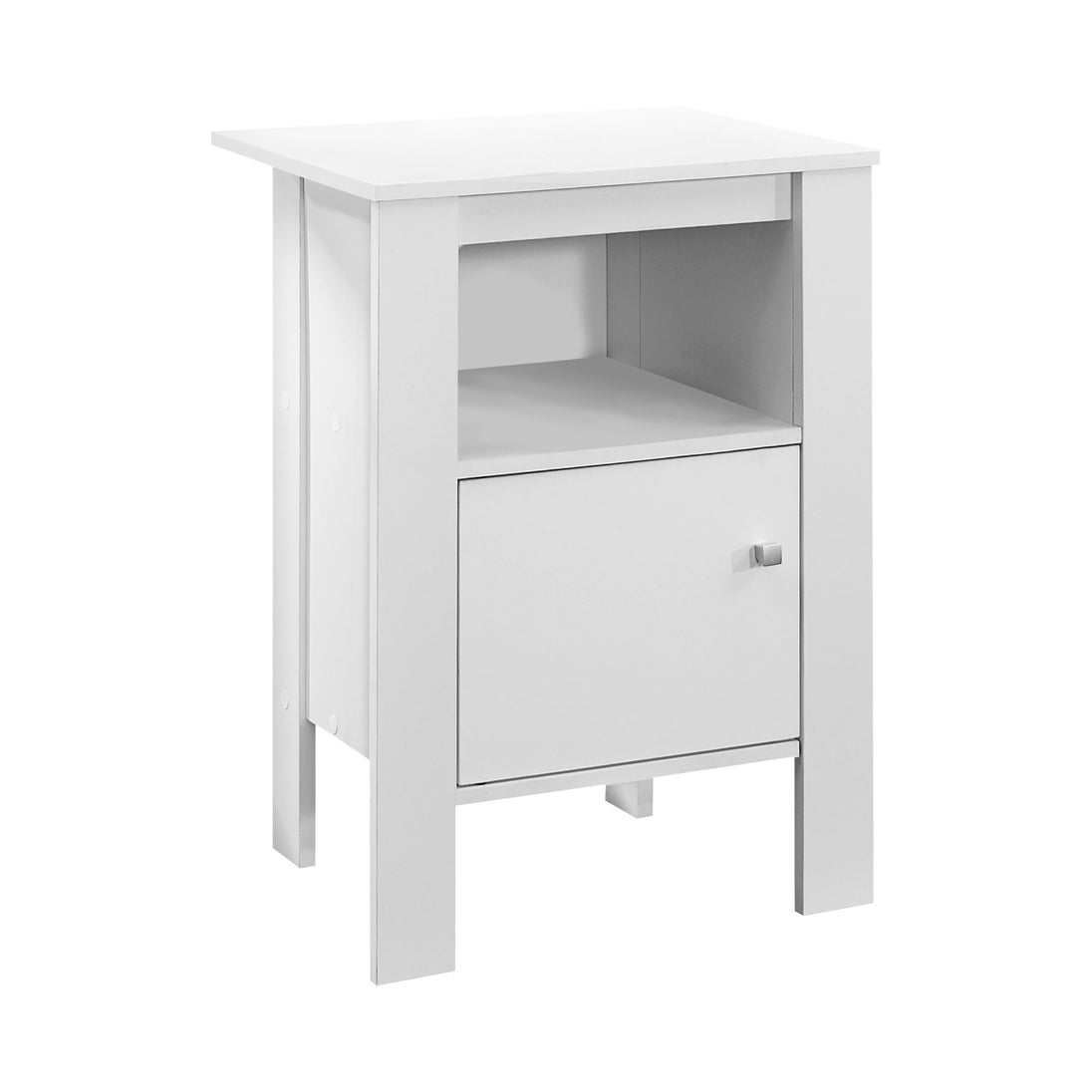 I 2137 Accent Table - White Night Stand With Storage - Furniture Depot (7881083617528)