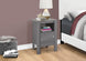 I 2138 Accent Table - Grey Night Stand With Storage - Furniture Depot (7881083715832)