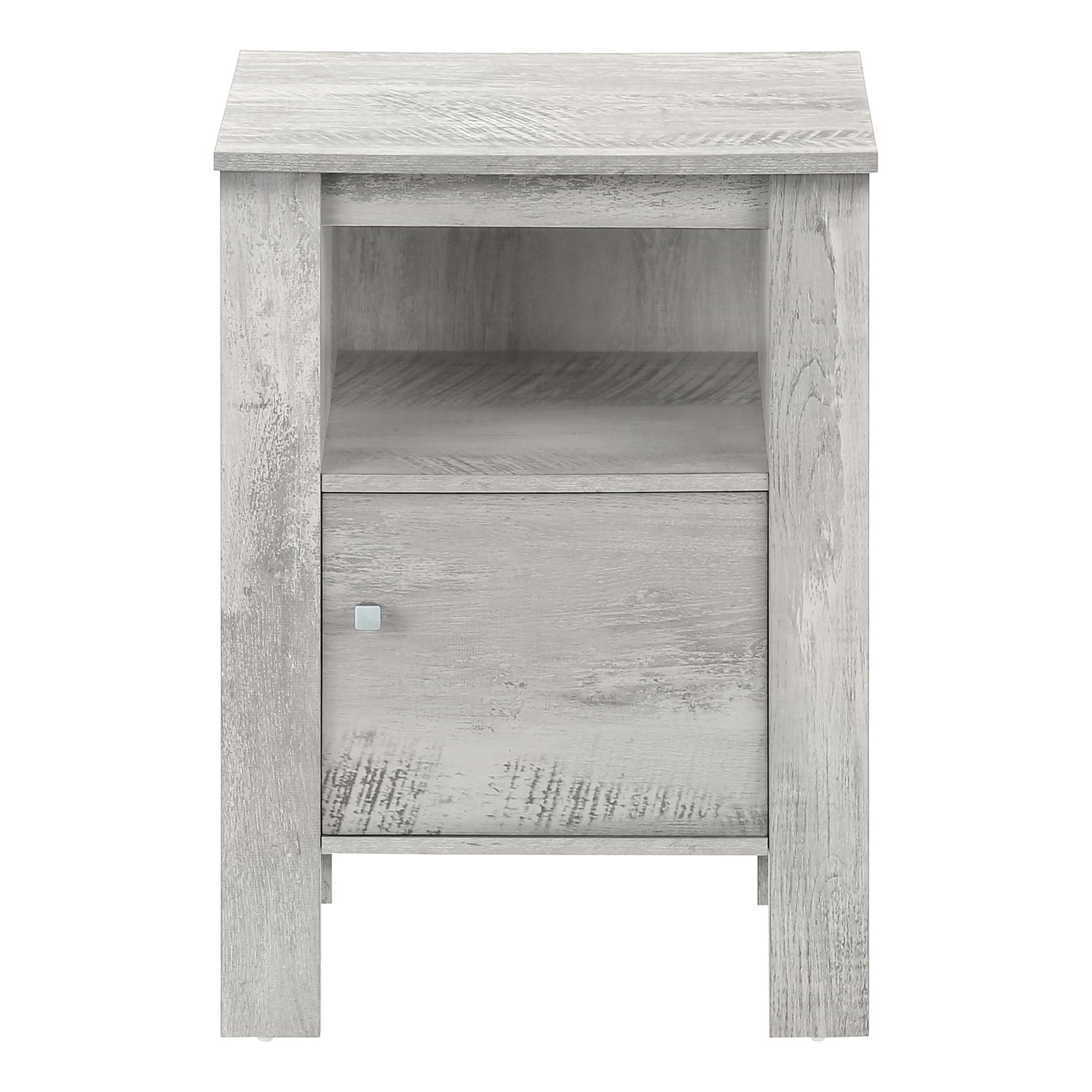 I 2142 Accent Table - Industrial Grey Night Stand With Storage - Furniture Depot (7881084141816)