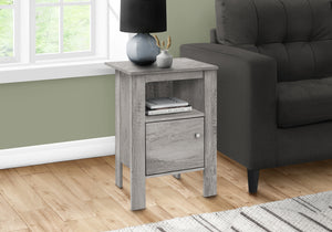 I 2142 Accent Table - Industrial Grey Night Stand With Storage - Furniture Depot (7881084141816)