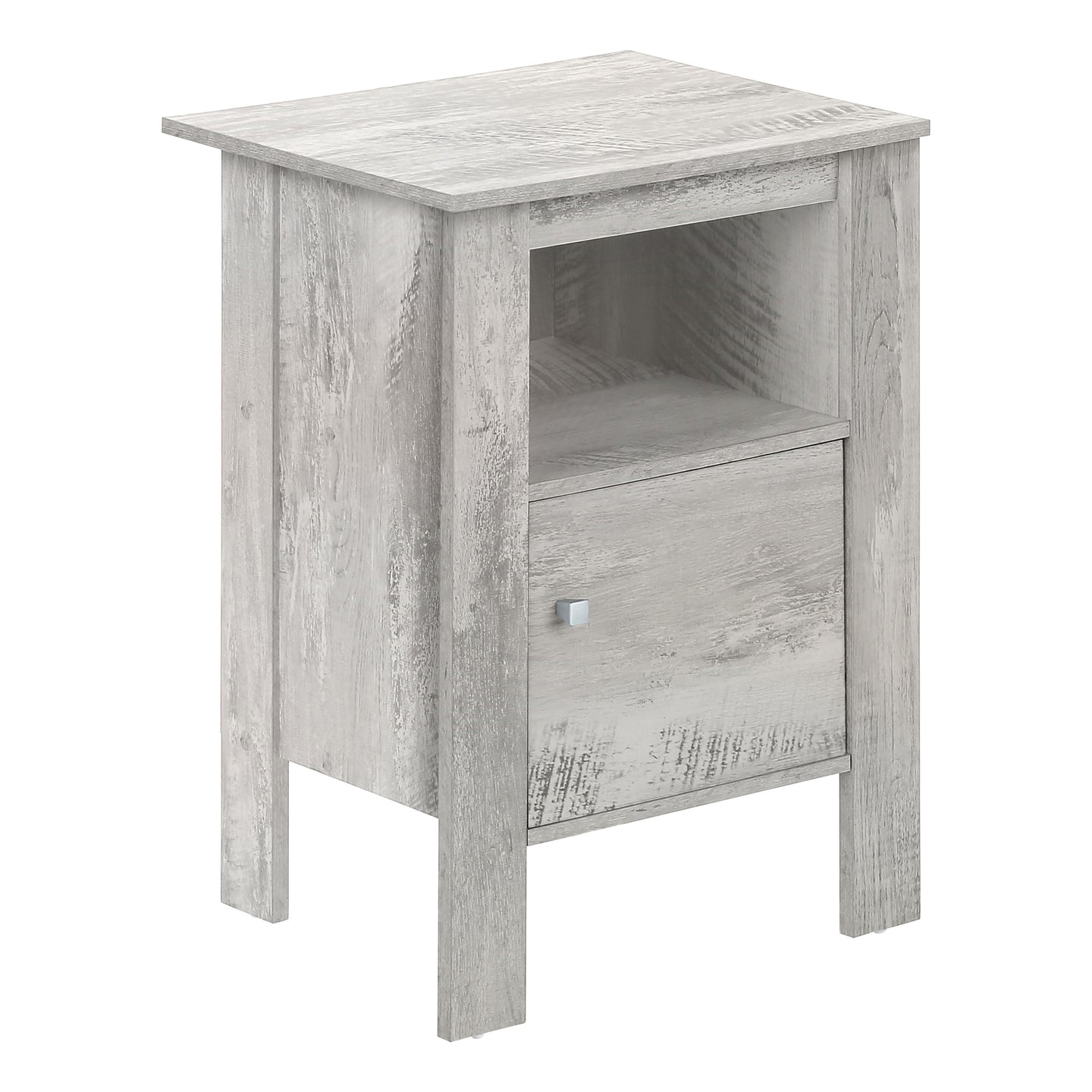 I 2142 Accent Table - Industrial Grey Night Stand With Storage - Furniture Depot (7881084141816)