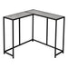 I 2156 Accent Table - 36"L / Grey / Black Corner Console - Furniture Depot (7881084961016)