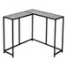I 2156 Accent Table - 36"L / Grey / Black Corner Console - Furniture Depot (7881084961016)